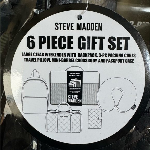 🚫SOLD🚫 Steve Madden 6pc Travel Bundle Gift Set - Picture 2 of 16